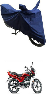 AJSTAR Waterproof Two Wheeler Cover for Hero(Passion Plus, Blue)