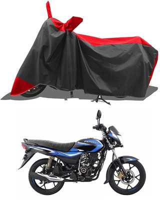 WMIZEXA Waterproof Two Wheeler Cover for Bajaj(Platina 100 BS6, Black, Red)