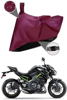 AASHTIK MART Two Wheeler Cover for Kawasaki(Z900 BS6, Maroon)