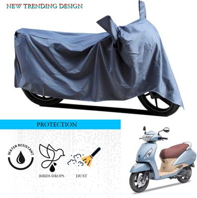 ANTHUB Waterproof Two Wheeler Cover for TVS(Jupiter Grande, Grey)