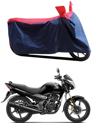 AASHTIK MART Two Wheeler Cover for Honda(CB Unicorn, Red, Blue)