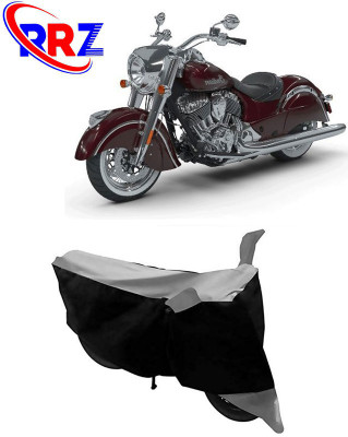 RRZ Waterproof Two Wheeler Cover for Indian(Chief Classic, Black, Grey)