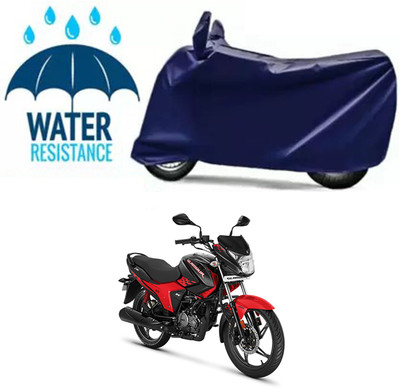 Furious3D Two Wheeler Cover for Hero(New Glamour, Blue)