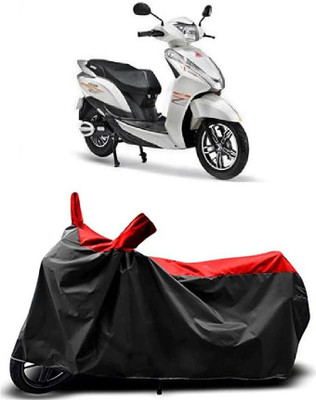 KEDIT Two Wheeler Cover for Ampere(Magnus Pro, Red, Black)