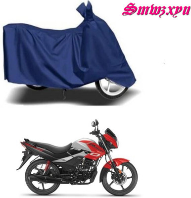 smwzxyu Waterproof Two Wheeler Cover for Hero(Passion Plus, Blue)
