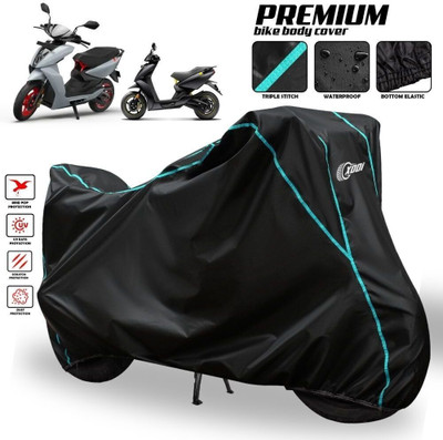 OliverX Waterproof Two Wheeler Cover for Ather(450 X, Black, Blue, Multicolor)