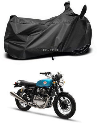 Duffel Two Wheeler Cover for Royal Enfield(Black)