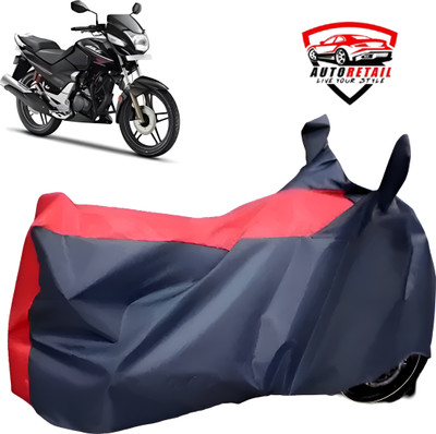 AutoRetail Waterproof Two Wheeler Cover for Hero(CBZ Extreme, Silver, Blue)