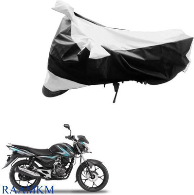 RAAMKM Two Wheeler Cover for Hero, Honda, Bajaj, TVS, Yamaha(Black, White)