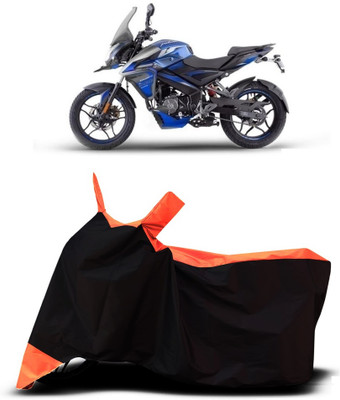 VESMEI Two Wheeler Cover for Bajaj(Pulsar NS-160 BS6, Orange)