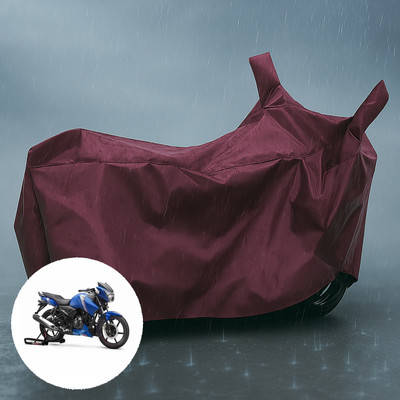 CODOKI Waterproof Two Wheeler Cover for TVS(Apache RTR 180, Maroon)