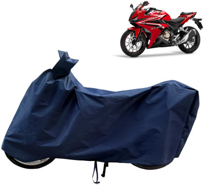 Horseyaart Waterproof Two Wheeler Cover for Honda(CBR500R BS6, Blue)