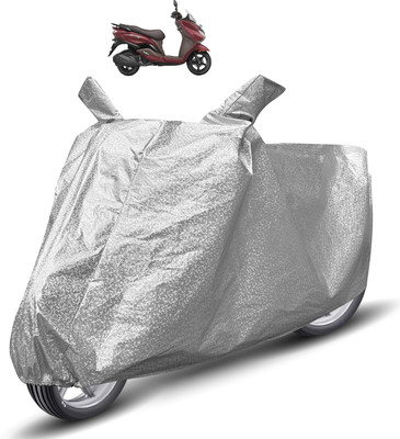 MOCKHE Waterproof Two Wheeler Cover for Suzuki(Burgman Street, Silver)