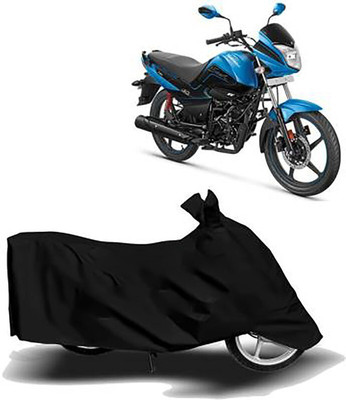 MMSSTAR Waterproof Two Wheeler Cover for Hero(Splendor I Smart, Black)