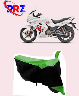 RRZ Waterproof Two Wheeler Cover for Hero(Karizma ZMR, Black, Green)