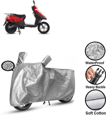 CODOKI Waterproof Two Wheeler Cover for Hero(Electric Flash BS6, Silver)