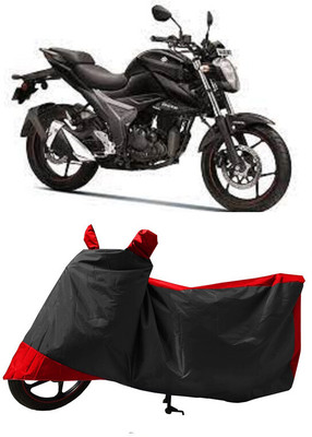 GROFATIK Two Wheeler Cover for Suzuki(Gixxer, Red)