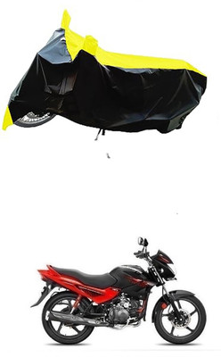 VESMEI Two Wheeler Cover for Hero(Glamour Blaze, Yellow)