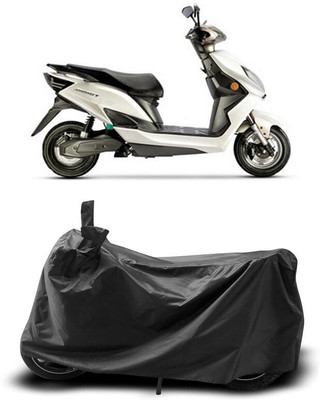 AASHTIK MART Two Wheeler Cover for Evolet(Derby, Black)