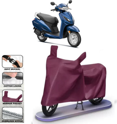 WMIZEXA Waterproof Two Wheeler Cover for Honda(Maroon)