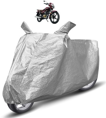 Auto Hub Waterproof Two Wheeler Cover for TVS(Radeon, Silver)