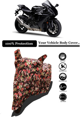 Amexride Two Wheeler Cover for Yamaha(YZF R1, Multicolor)