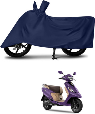 DeepShakshi AUTOMOTIVE Waterproof Two Wheeler Cover for TVS(Zest 110, Blue)