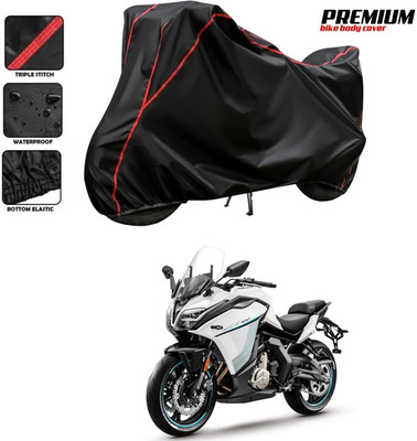 PAGORA Waterproof Two Wheeler Cover for CFMoto(650GT, Black)
