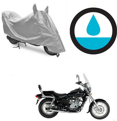 DeepShakshi AUTOMOTIVE Waterproof Two Wheeler Cover for Bajaj(Avenger 220 DTS-i, Silver)