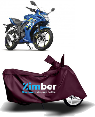 AutoRash Two Wheeler Cover for Suzuki(Gixxer SF, Maroon)