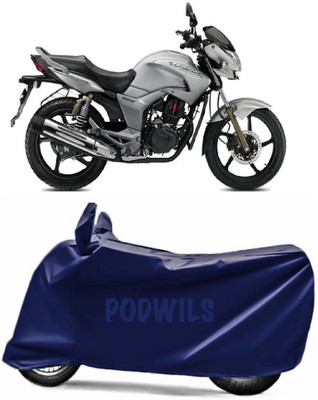 PODWILS Two Wheeler Cover for Hero(Hunk, Blue)