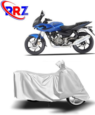 RRZ Waterproof Two Wheeler Cover for Bajaj(Pulsar 220 DTS-i, White)
