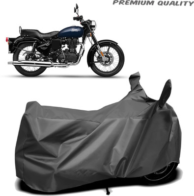 LifoDora Waterproof Two Wheeler Cover for Royal Enfield(Bullet 350 Twinspark, Grey)