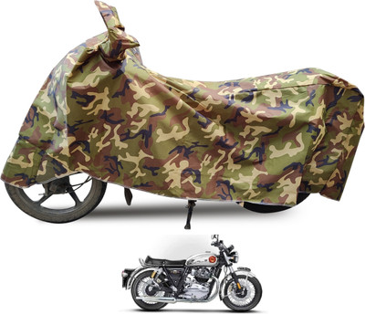 Euro Care Waterproof Two Wheeler Cover for Royal Enfield(Interceptor 650, Black)
