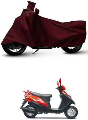ZEDTEEK Waterproof Two Wheeler Cover for Mahindra(Flyte, Maroon)
