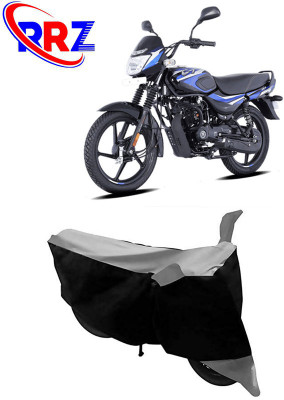 RRZ Waterproof Two Wheeler Cover for Bajaj(CT110, Black, Grey)