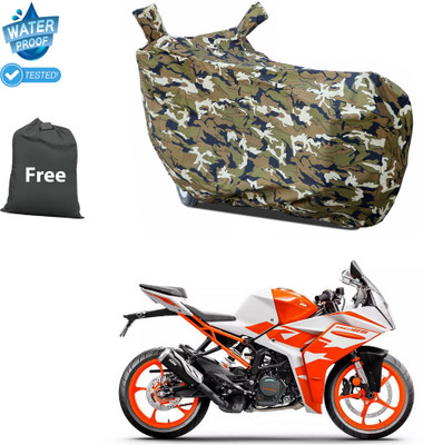 CODOKI Waterproof Two Wheeler Cover for KTM(RC 125 BS6, Yellow)