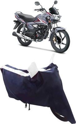 BLUERIDE Two Wheeler Cover for Honda(CB Shine, White)