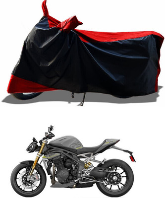 DeepShakshi AUTOMOTIVE Waterproof Two Wheeler Cover for Triumph(Speed Triple, Red)