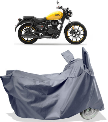 Amexride Two Wheeler Cover for Royal Enfield(Meteor, Grey)
