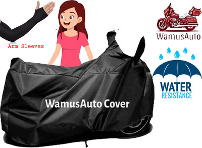 Wamus Auto Waterproof Two Wheeler Cover for Honda(Dio, Black)