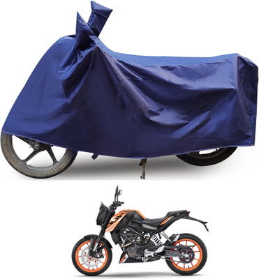Euro Care Waterproof Two Wheeler Cover for KTM(125 Duke, Blue)