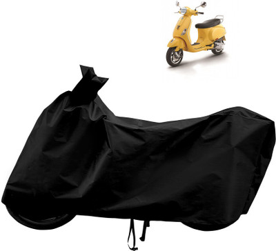 Horseyaart Waterproof Two Wheeler Cover for Vespa(Vespa VXL 150, Black)