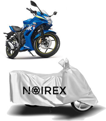 NOIREX Two Wheeler Cover for Suzuki(Gixxer SF, Silver)