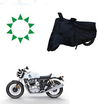 HYBRIDS COLLECTION Waterproof Two Wheeler Cover for Royal Enfield(Continental GT, Black)