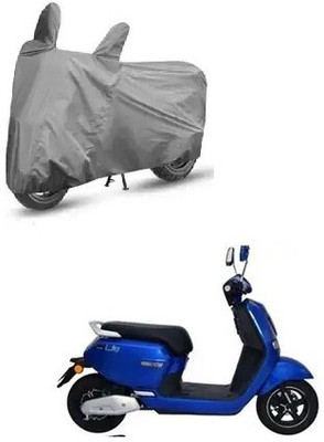 Tritika Waterproof Two Wheeler Cover for Okinawa(Lite, Grey)