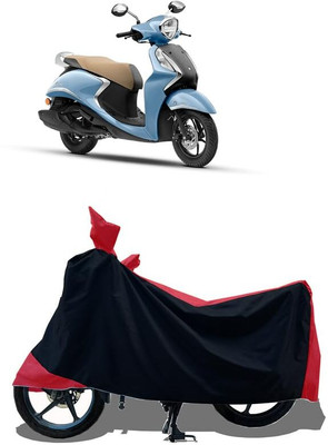 AASHTIK MART Two Wheeler Cover for Yamaha(Fascino 125, Red)