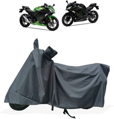 Tricway Two Wheeler Cover for Kawasaki(Ninja 300 BS6, Grey)