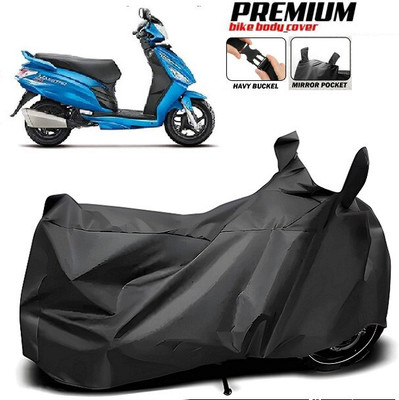 SK AUTO Waterproof Two Wheeler Cover for Hero(Black)
