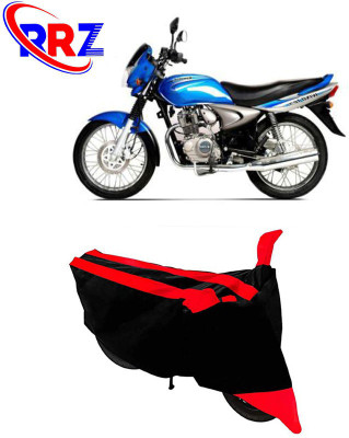 RRZ Waterproof Two Wheeler Cover for Bajaj(Wind 125, Black, Red)